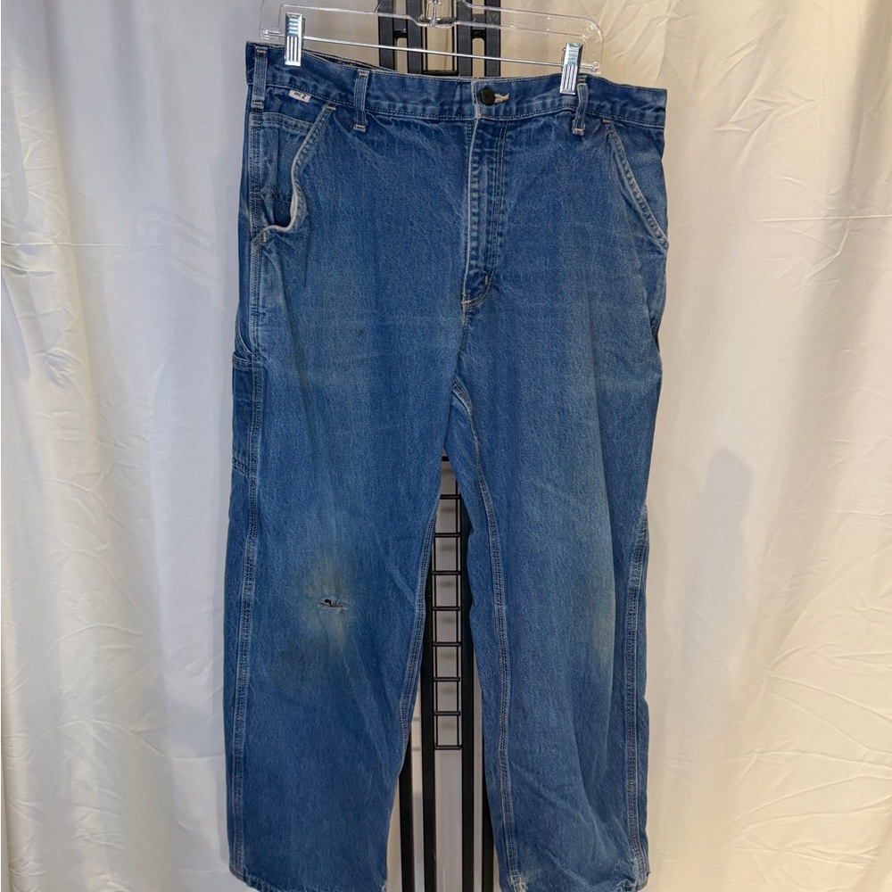 Carhartt Men's Relaxed‎ Fit Blue Jeans